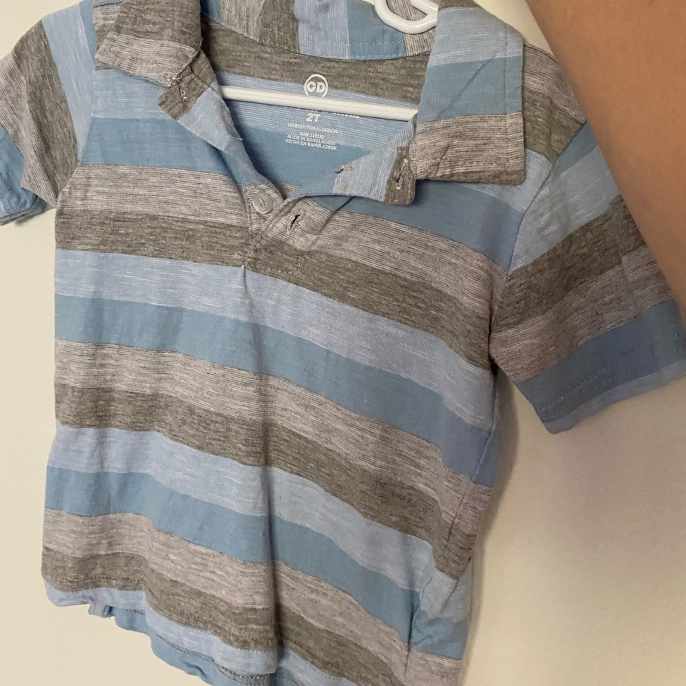 Collared toddler shirt
